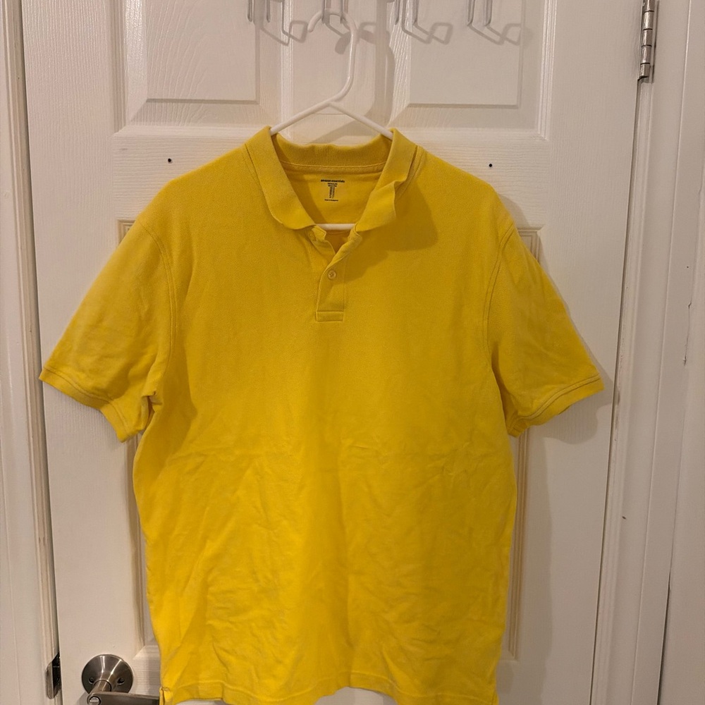 Amazon Essentials Sunny Yellow Polo Shirt